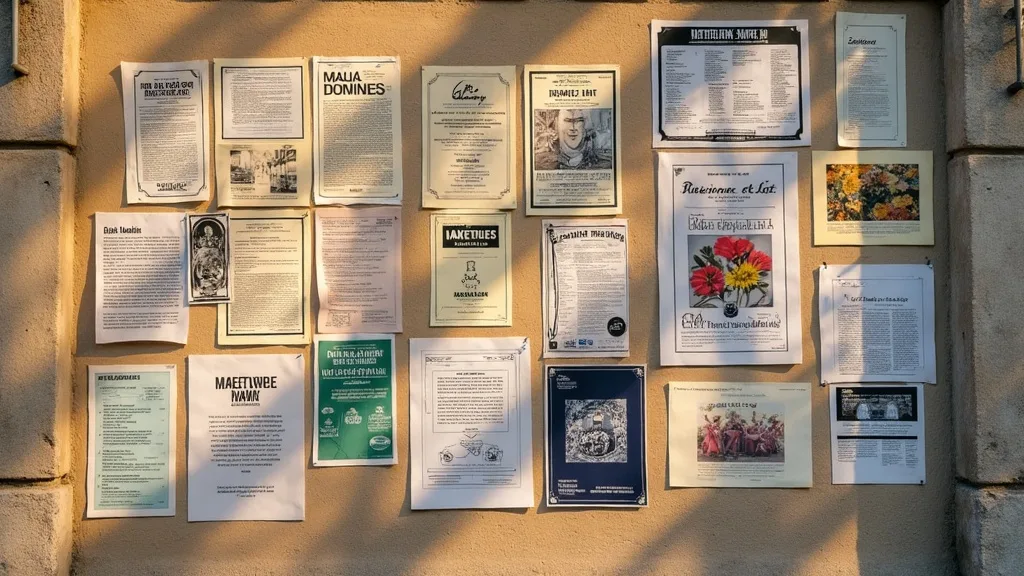 mur d affiches d evenements aux couleurs estompees a Marseille